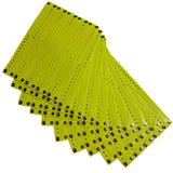 Reusable Vinyl Wristbands - Implement Water Safety, Use Colored Wristbands to Identify Your Swimmers by Ability - 10″ Long x 3/4″ Wide - 100ct.