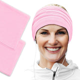 Women's Cotton Headbands Sweatbands 5" Wide Sports Fitness Yoga Fashion Made in USA