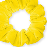 Velvet Scrunchies Jumbo Size Plush Big Ponytail Holders Thick Braided Locked Hair Big Made in the USA Green Pine