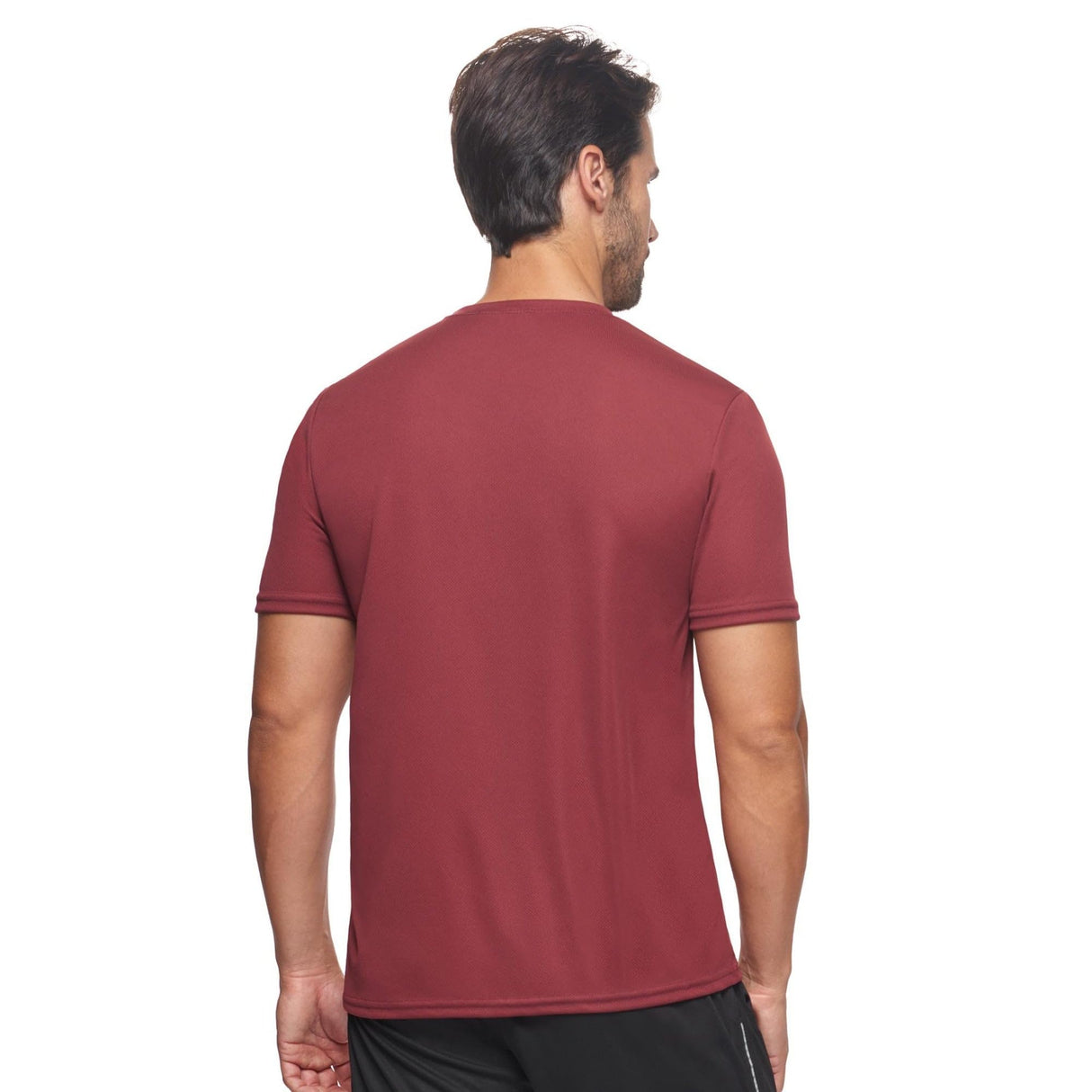 Expert Brand USA-Made Men's Oxymesh Crewneck Short Sleeve Active T-Shirt for Sports Hiking Running Gym