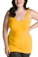 NIKIBIKI Women Seamless Premium Classic Tank Top, Made in U.S.A, Plus Size