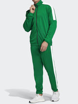 Hat and Beyond Mens Made in USA Premium Track Jacket & Pants Striped Sweatsuit Athletic Casual Essentials Gym