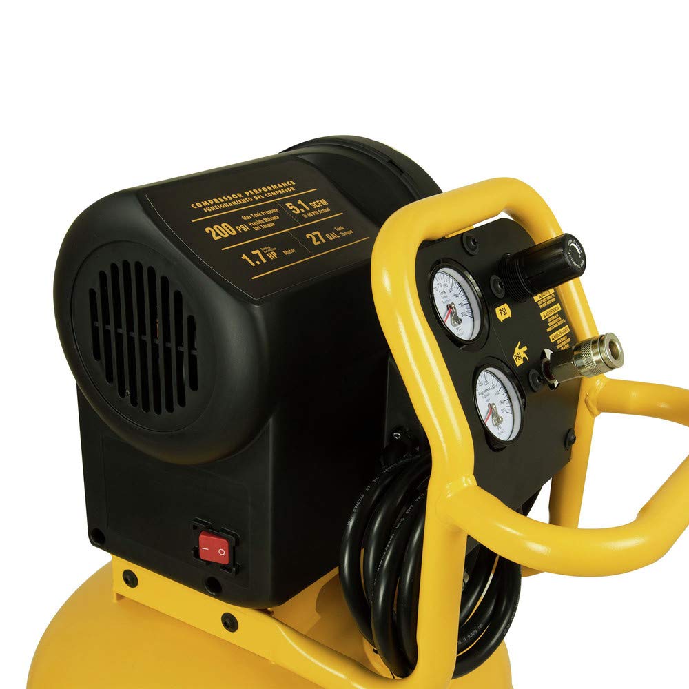 Dewalt DXCM271 1.7 HP 27 Gallon Oil-Free Vertical Air Compressor