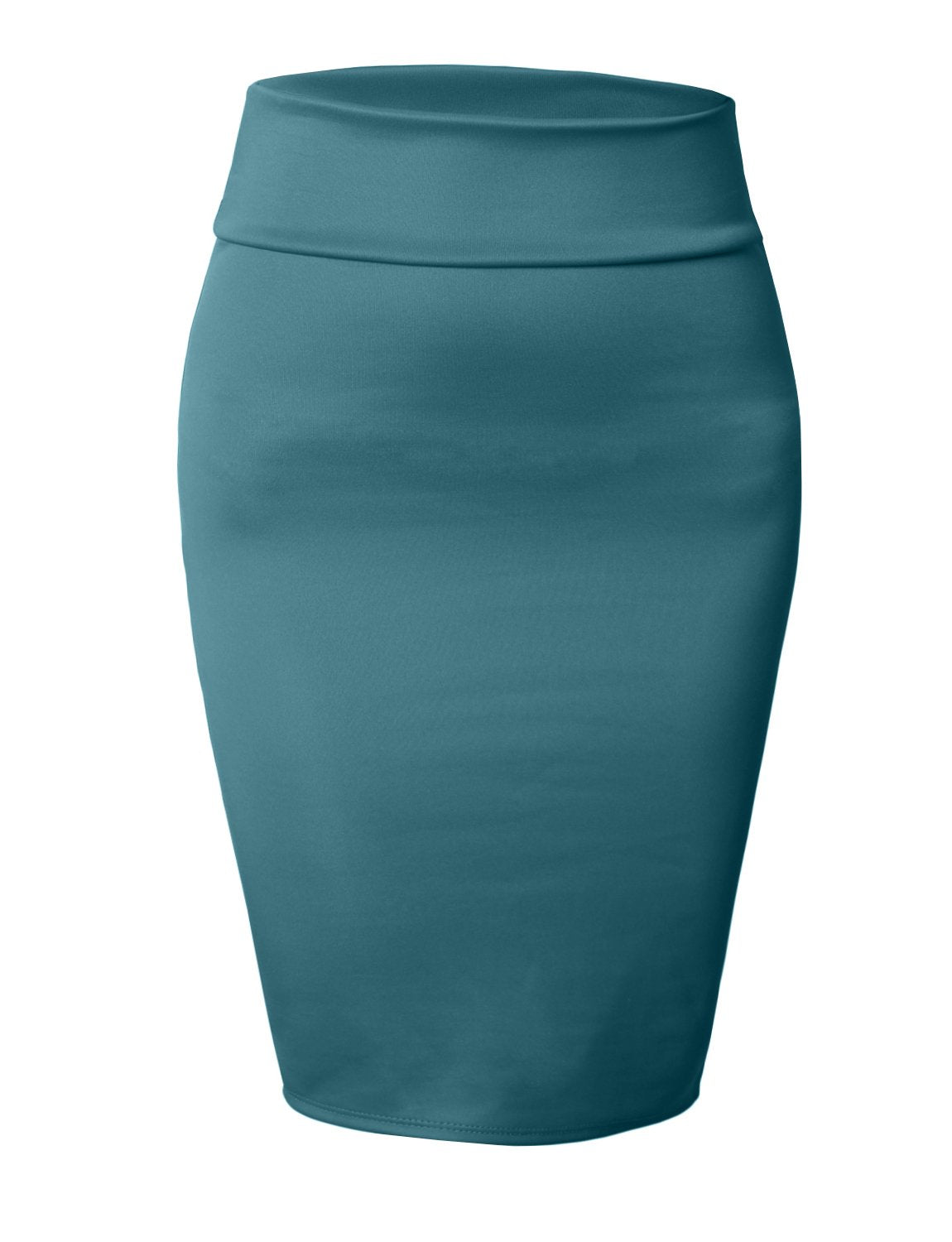 J. LOVNY Women's Stretch Bodycon Midi Pencil Skirt Made in USA S-3XL