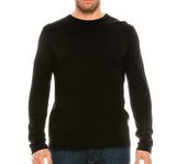 YURO-K Men's Premium Cotton Classic Long Sleeve Crew Neck T-Shirt S - XX Large
