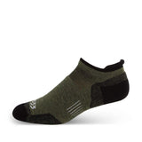 USA Made - No Show Tab Socks - Running Socks - Merino Wool - Mountain Heritage