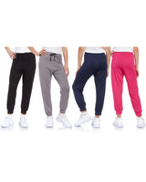 Sweet Hearts Girls' Sweatpants - 4 Pack Super Soft Athletic Performance Jogger Pants: Made in USA (7-16)