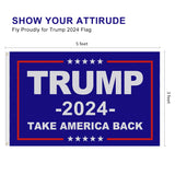 Annaflag Made In USA Trump 2024 Flag 3x5 Feet, Re-Elect The Rules Have Changed Flags, Durable Polyester with Two Brass Grommets Double Stitching Patriotic Outdoor Indoor Decoration Banner