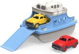 Green Toys Ferry Boat with Mini Cars Bathtub Toy, Blue/White, Standard