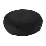 Hugger Mugger Zafu Meditation Cushion - Support in Cross-Legged Sitting, Buckwheat Filled, Durable Fabric, Convenient Handle, Handmade in USA