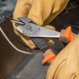 Klein Tools 1005RINS Insulated Pliers, Made in USA, Cutting / Crimping Tool for Insulated and Non-Insulated 10 to 22 AWG Wire and Connectors,1000V Rated