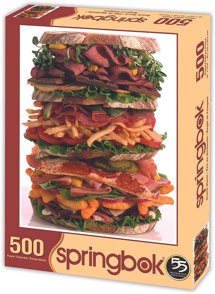 Snack Stack 500 Piece Jigsaw Puzzle