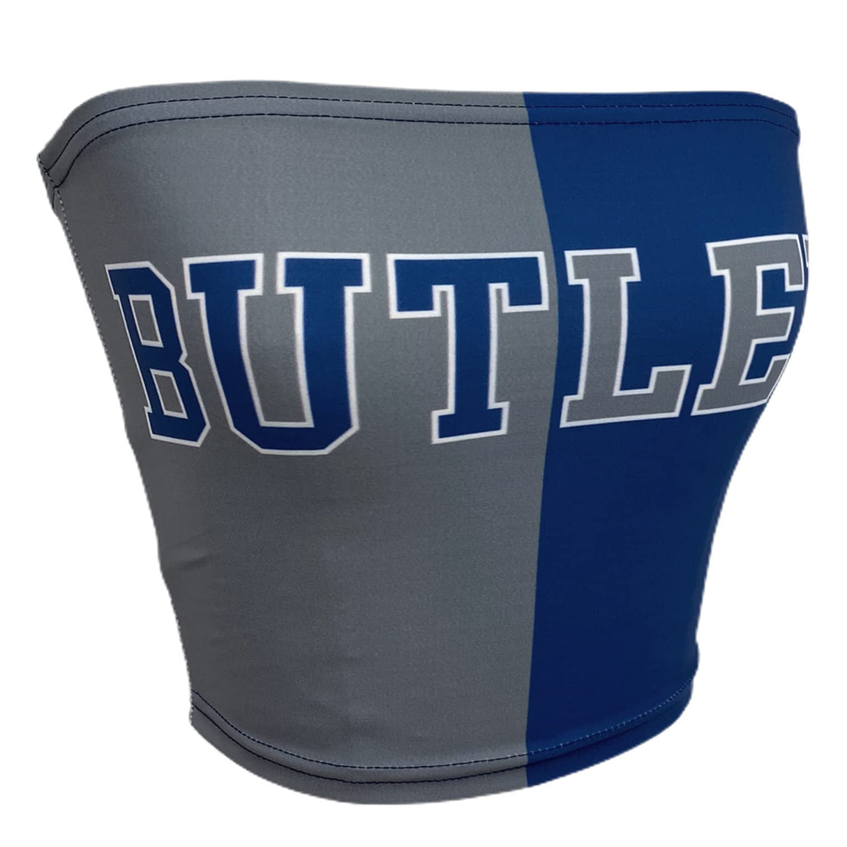 Lojobands Women's Tailgate Outfit College Two Tone Color Block Tube Top Made in USA One Size Fits Most