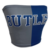 Lojobands Women's Tailgate Outfit College Two Tone Color Block Tube Top Made in USA One Size Fits Most