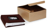 Made in USA 10-Count Recycled Brown Kraft Gift Boxes (5" X 5" X 3") with Tuck Lids for Weddings, Crafting and Baking Packaging Needs