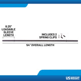 US Weight Barbell Set for home gym workout - Made in USA, Essential Home Gym Equipment for Strength Training