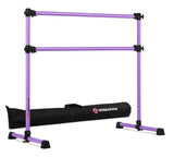 VITA Barre Portable Freestanding Double Ballet Barre, Prodigy, with Carry Bag | Adjustable Height, USA Made, Home or Gym Exercise Equipment for Kids & Adults | Dance, Fitness, Pilates