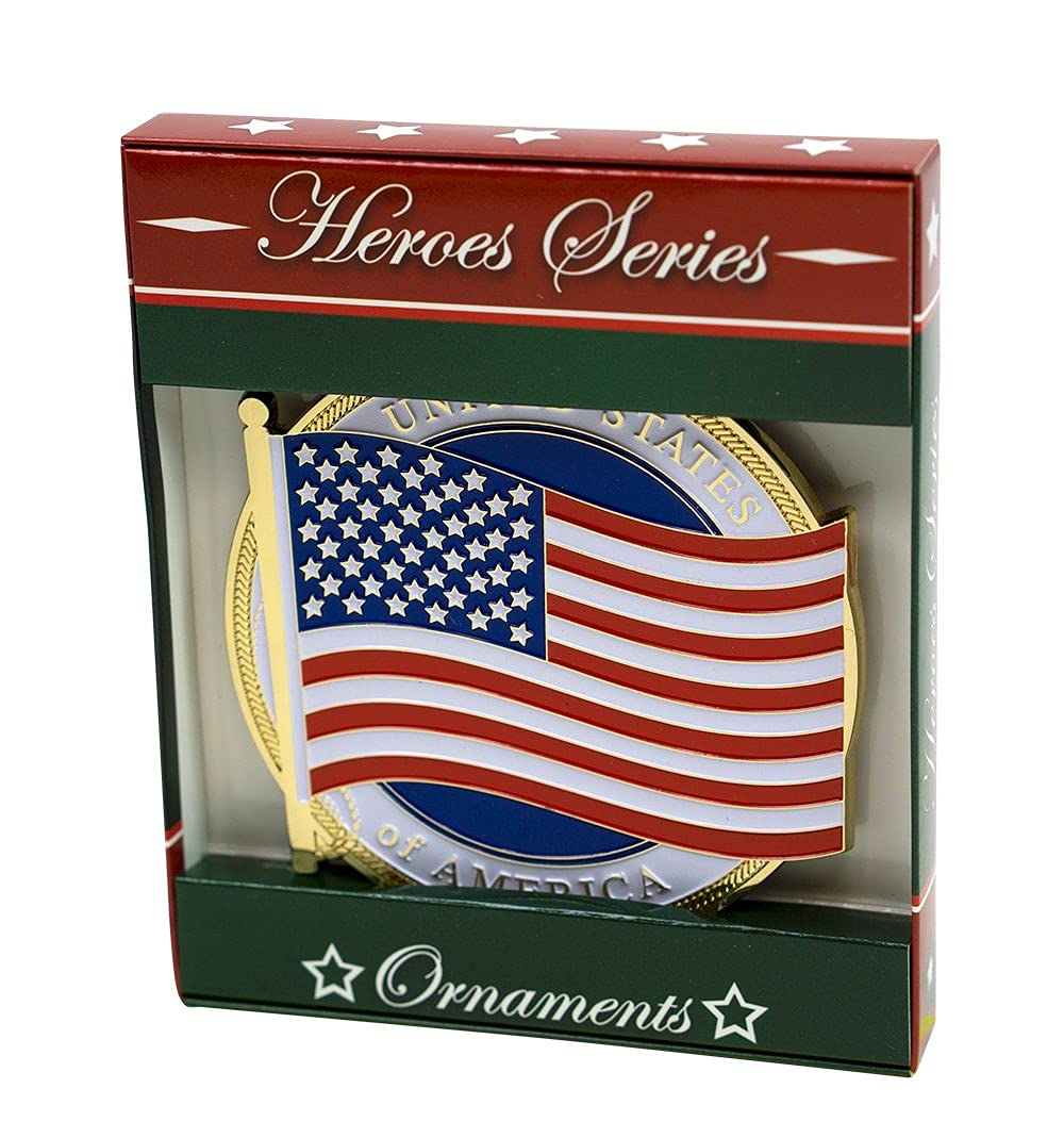 Allied Products Navy Heroes Series Holiday Ornament - Officially Licensed Navy Medallion