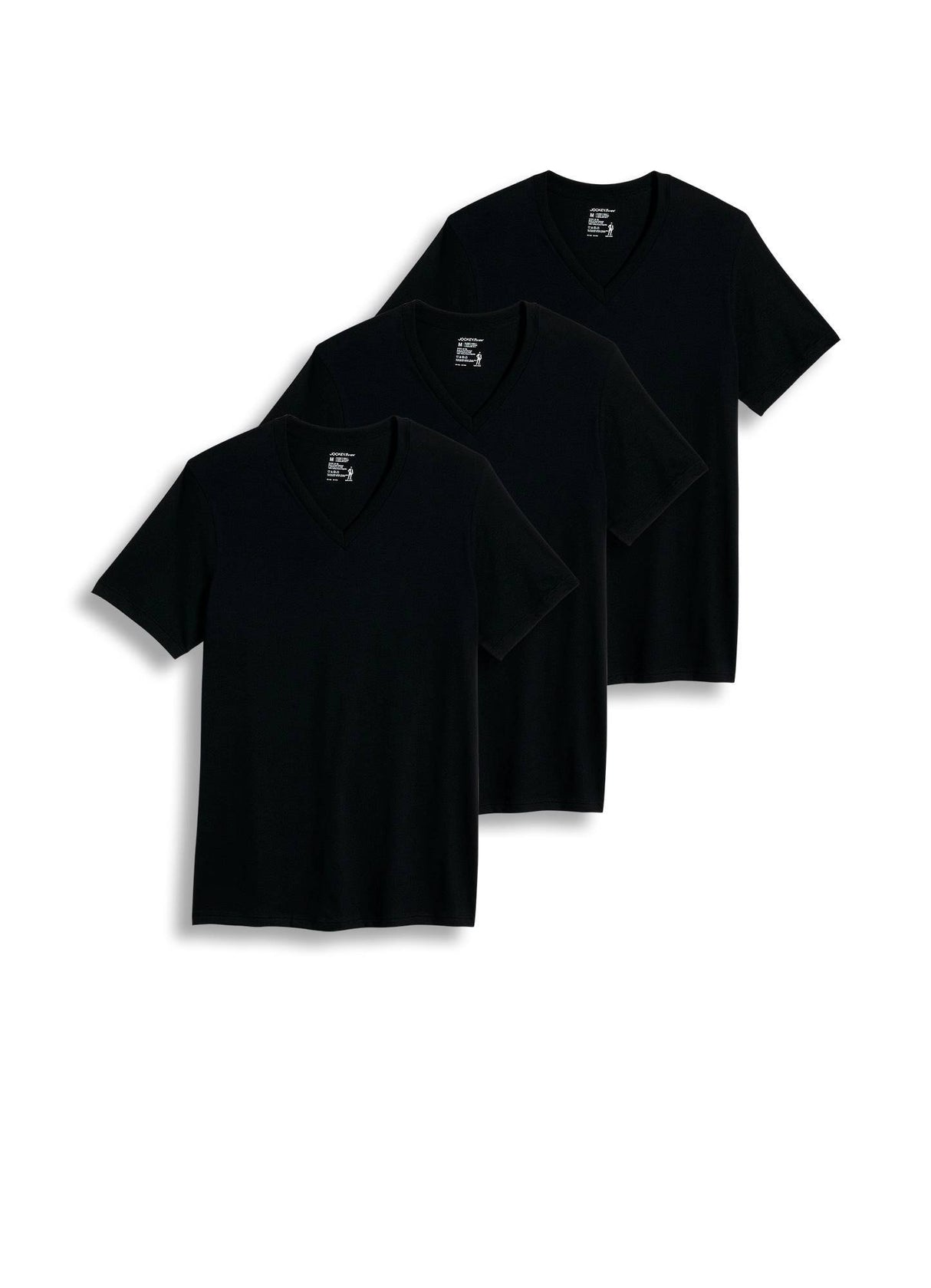 Jockey Men's Undershirt Classic V-Neck - 3 Pack