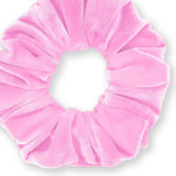 Velvet Scrunchies Premium Plush Soft Ponytail Holder Made in the USA Black
