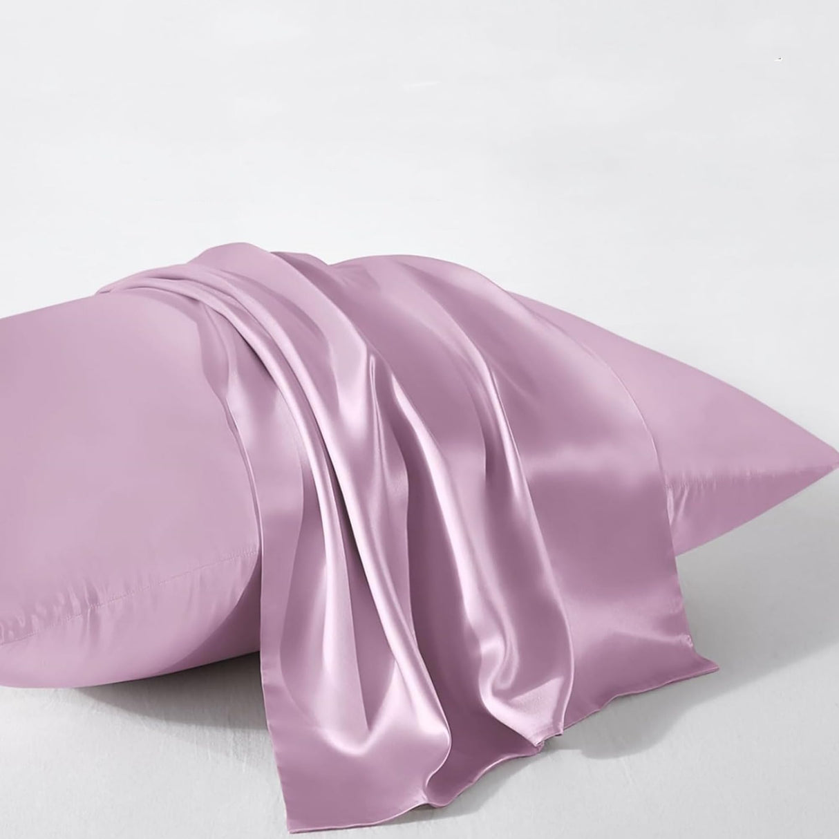Pink Silk Pillow Cases with Zipper Made in USA, 100% 22 Momme Mulberry Silk Pillowcase for Hair and Skin, Acne Free, Anti Aging, Anti Wrinkle, Hypoallergenic (Pink, Standard)