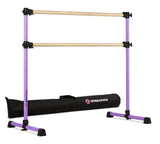 VITA Barre Portable Freestanding Double Ballet Barre, Prodigy, with Carry Bag | Adjustable Height, USA Made, Home or Gym Exercise Equipment for Kids & Adults | Dance, Fitness, Pilates