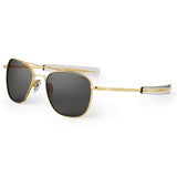 Randolph USA | Gold Classic Aviator Sunglasses for Men or Women 100% UV