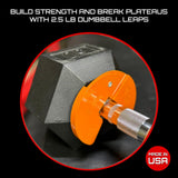 Micro Gainz Dumbbell Fractional 1.25lb Weight Plate, Ideal for Micro Loading, (Choose Color) 2 Piece Fractional Weight Plates, Designed for Dumbbell Training, Made In USA