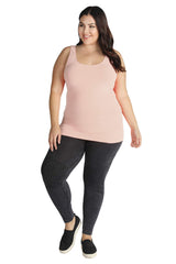NIKIBIKI Women Seamless Premium Classic Tank Top, Made in U.S.A, Plus Size