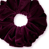 Velvet Scrunchies King Size Leopard XXL Plush Ponytail Holders Oversized Big Made in the USA