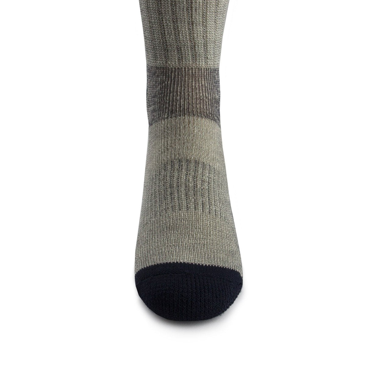 Merino Wool Crew Hiking Sock - Moisture Wicking Sock - Cushioned Sock