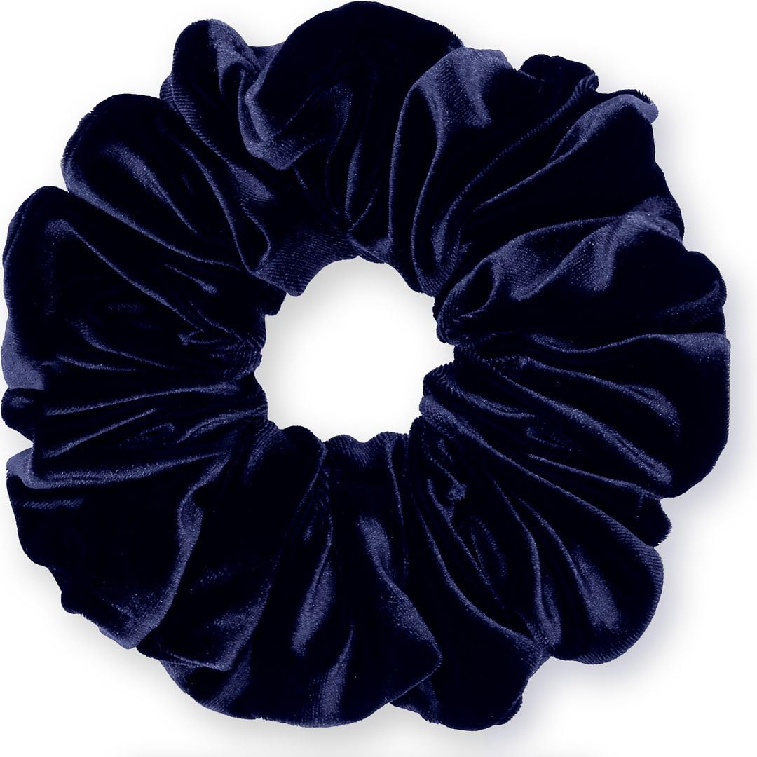 Velvet Scrunchies King Size Leopard XXL Plush Ponytail Holders Oversized Big Made in the USA