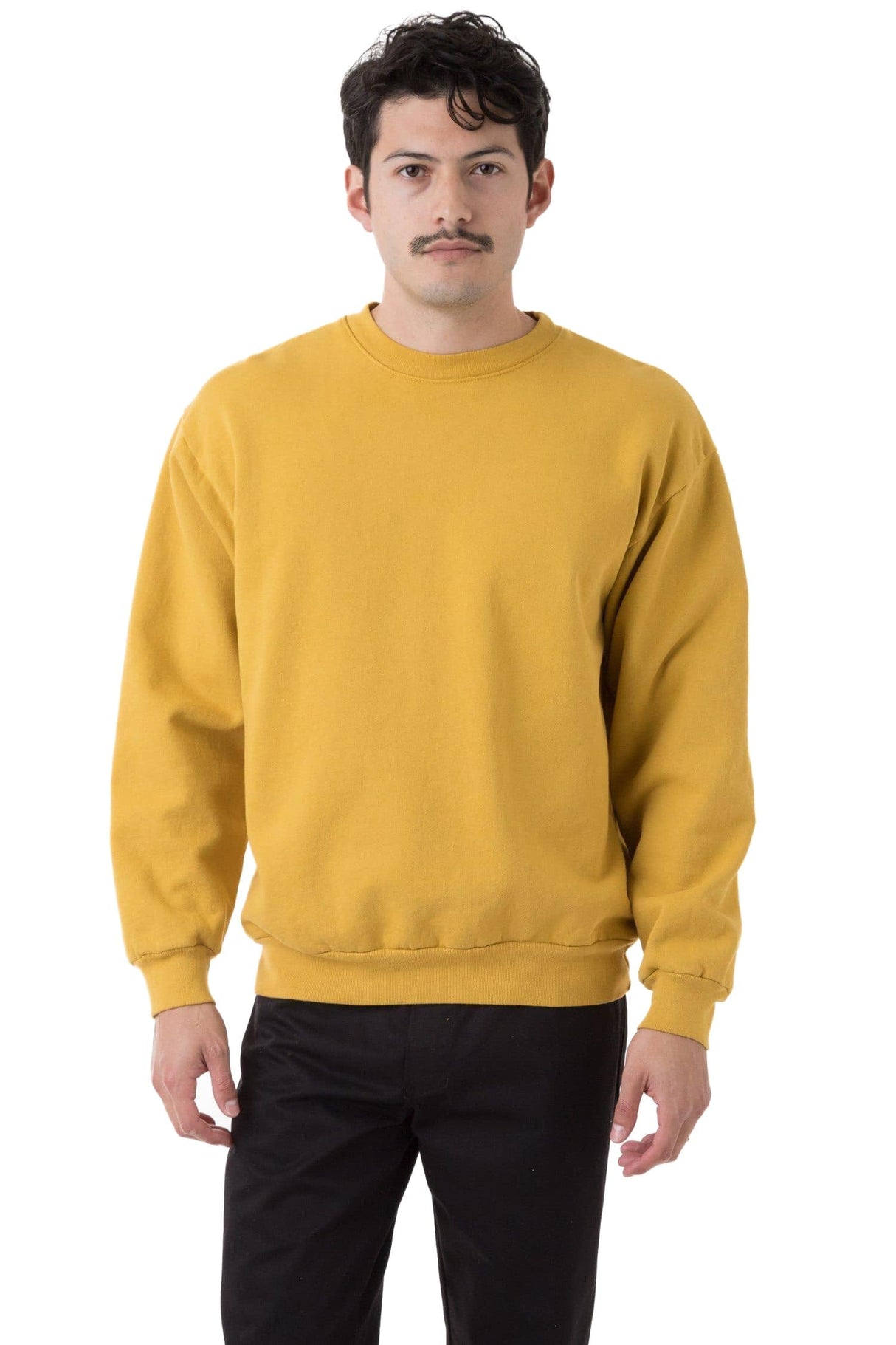 Los Angeles Apparel Heavy Fleece Crewneck Sweater (Garment Dye 2)