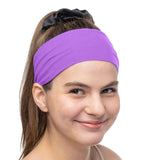 Women's Cotton Headbands Sweatbands 3" Wide Sports Fitness Yoga Fashion Made in USA