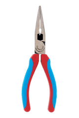 Channellock 326 6-Inch Long Nose Plier with Side Cutter, Blue