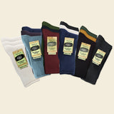 Maggie's Organic Natural Cotton Tri-pack Cushion Crew Socks