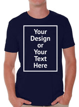 Custom Shirt Men Personalized Add Your Image T-Shirt Add Your Text Photo Front/Back Print