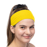 Women's Cotton Headbands Sweatbands 3" Wide Sports Fitness Yoga Fashion Made in USA