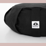 Meditation Cushion, Round, Buckwheat Husk Filled, Floor Pillow or Cushions, Yoga Seat, Zafu, Made in the USA