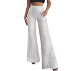 Hybrid & Company Womens Super Comfy Flowy Wide Leg Palazzo Pants Made in USA