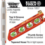 Klein Tools 85191 Screwdriver / Conduit Reamer, Made in USA, Conduit Fitting and Reaming Screwdriver for 1/2-Inch, 3/4-Inch, and 1-Inch Thin-Wall Conduit