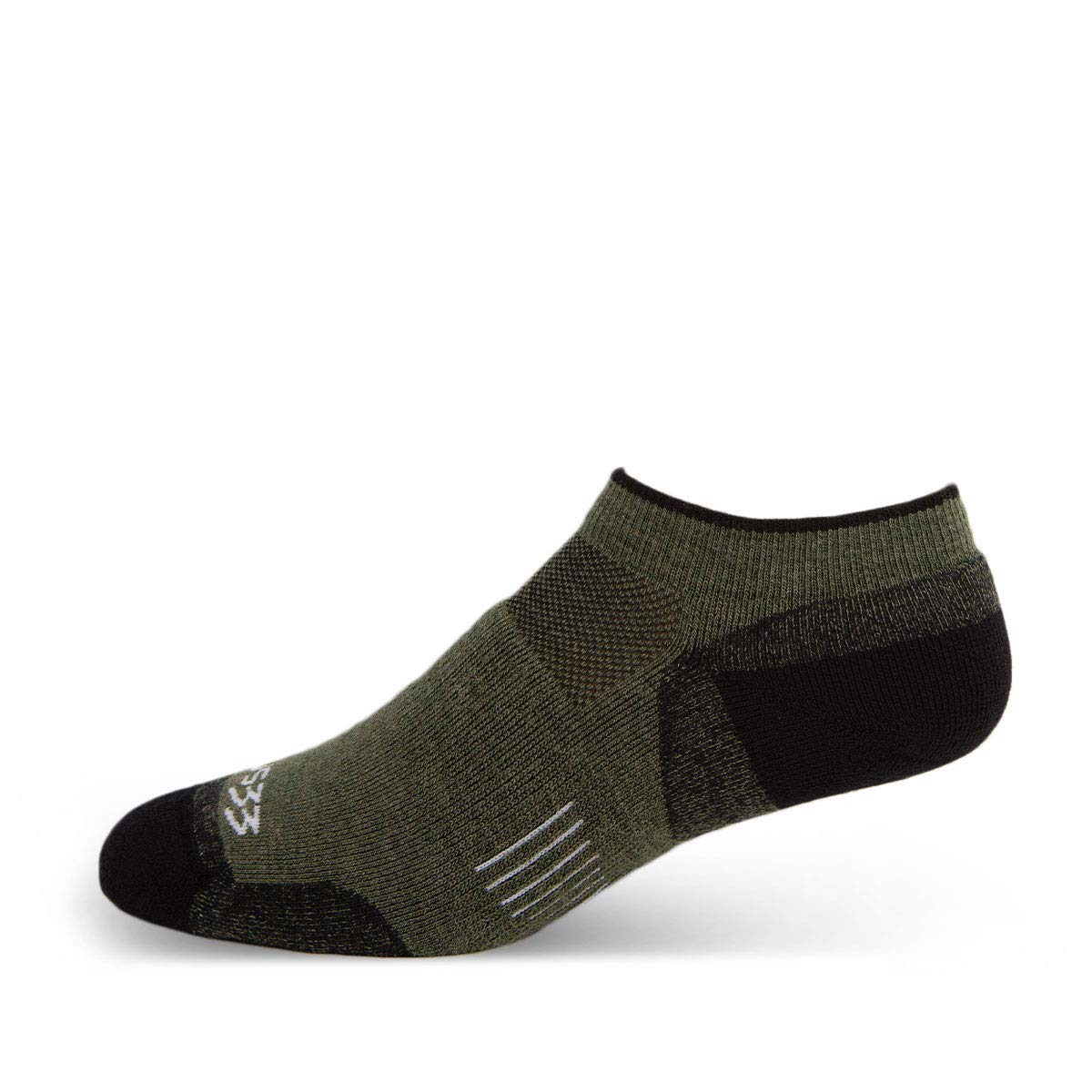 USA Made - No Show Socks - Running Socks - Merino Wool - Mountain Heritage