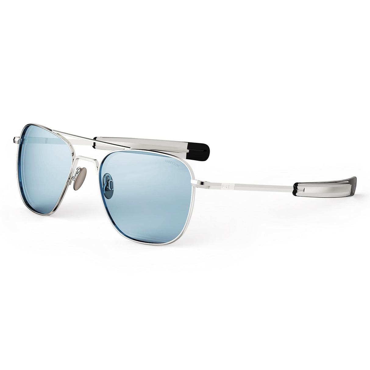 Randolph USA | 23k White Gold Classic Aviator Sunglasses for Men or Women 100% UV