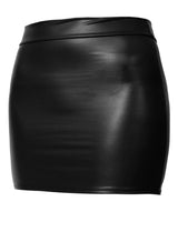 J. LOVNY Women's Elastic Waistband Stretch Bodycon Mini Length Pencil Skirt Made in USA