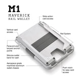 Dango Slim Minimalist Wallet for Men - RFID Blocking - All-Metal, Jet Black