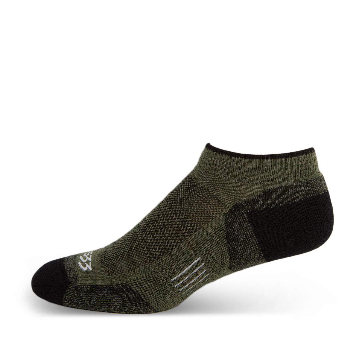 USA Made - No Show Socks - Running Socks - Merino Wool - Mountain Heritage