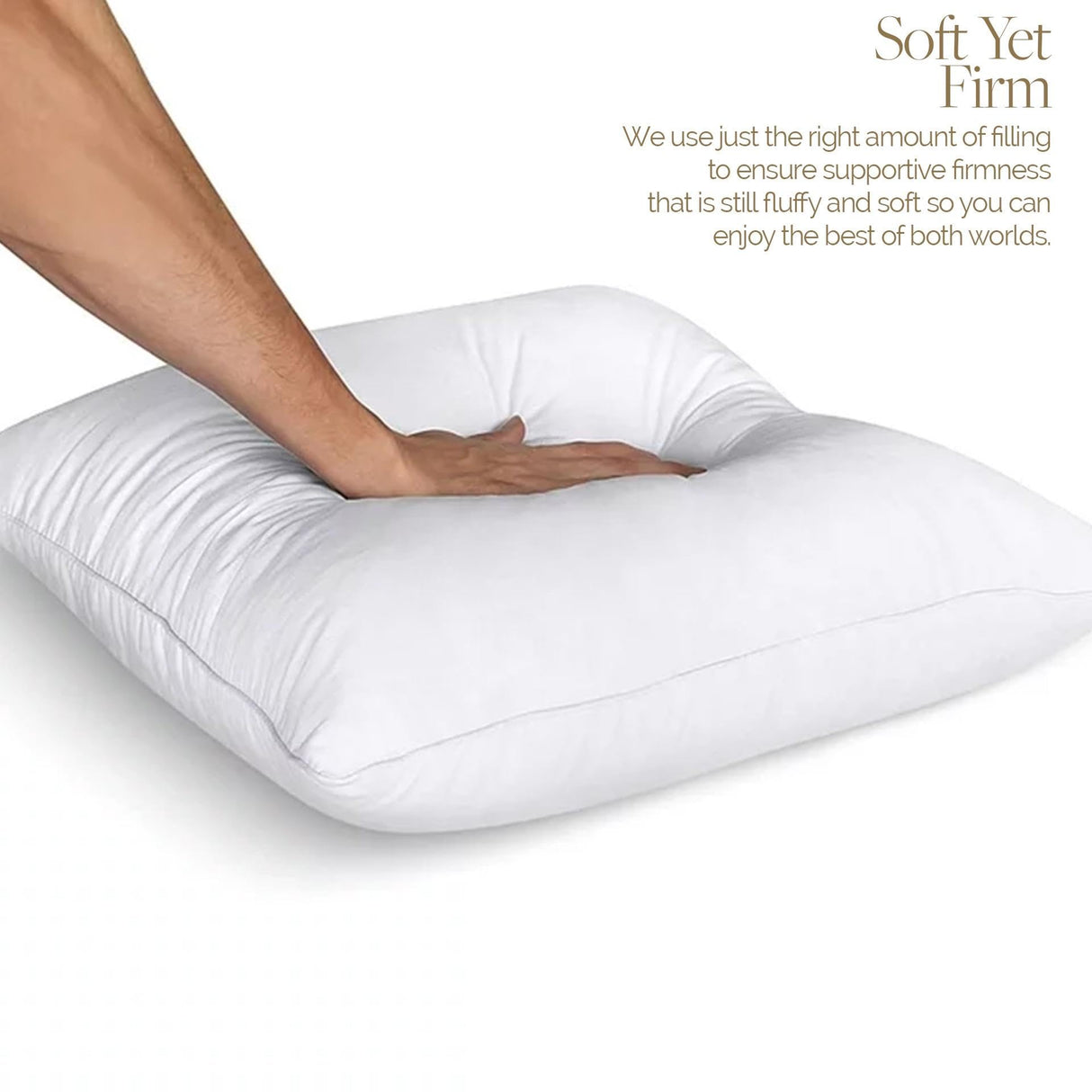 Looms & Linens 48 inch Body Pillow Insert Long Body Pillows for Adults and Elderly for Side Sleeper USA Made 1 Pack - Full Body Pillow an American Dream