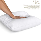 Looms & Linens 48 inch Body Pillow Insert Long Body Pillows for Adults and Elderly for Side Sleeper USA Made 1 Pack - Full Body Pillow an American Dream