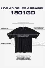 1801 - 6.5oz T-Shirt, Made In USA, Garment-Dyed, Shrink-Free, Relaxed Fit