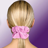 Velvet Scrunchies Jumbo Size Plush Big Ponytail Holders Thick Braided Locked Hair Big Made in the USA Green Pine